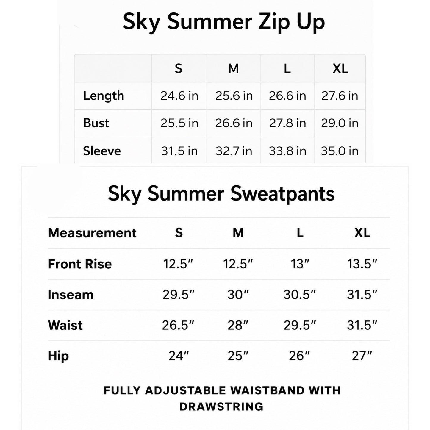 Sky Summer Sweatsuit