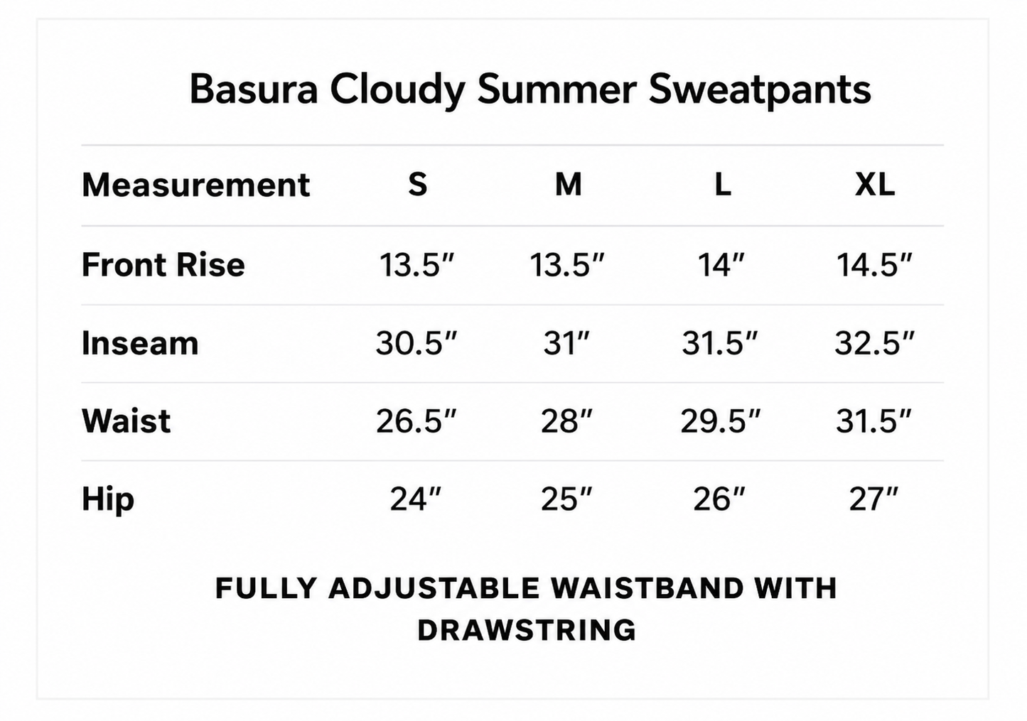 BASURA CLOUDY SWEATPANTS