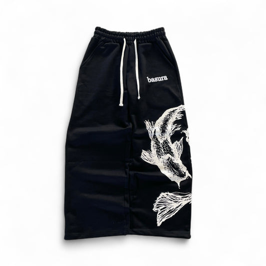 Black Koi Fish Sweatpants