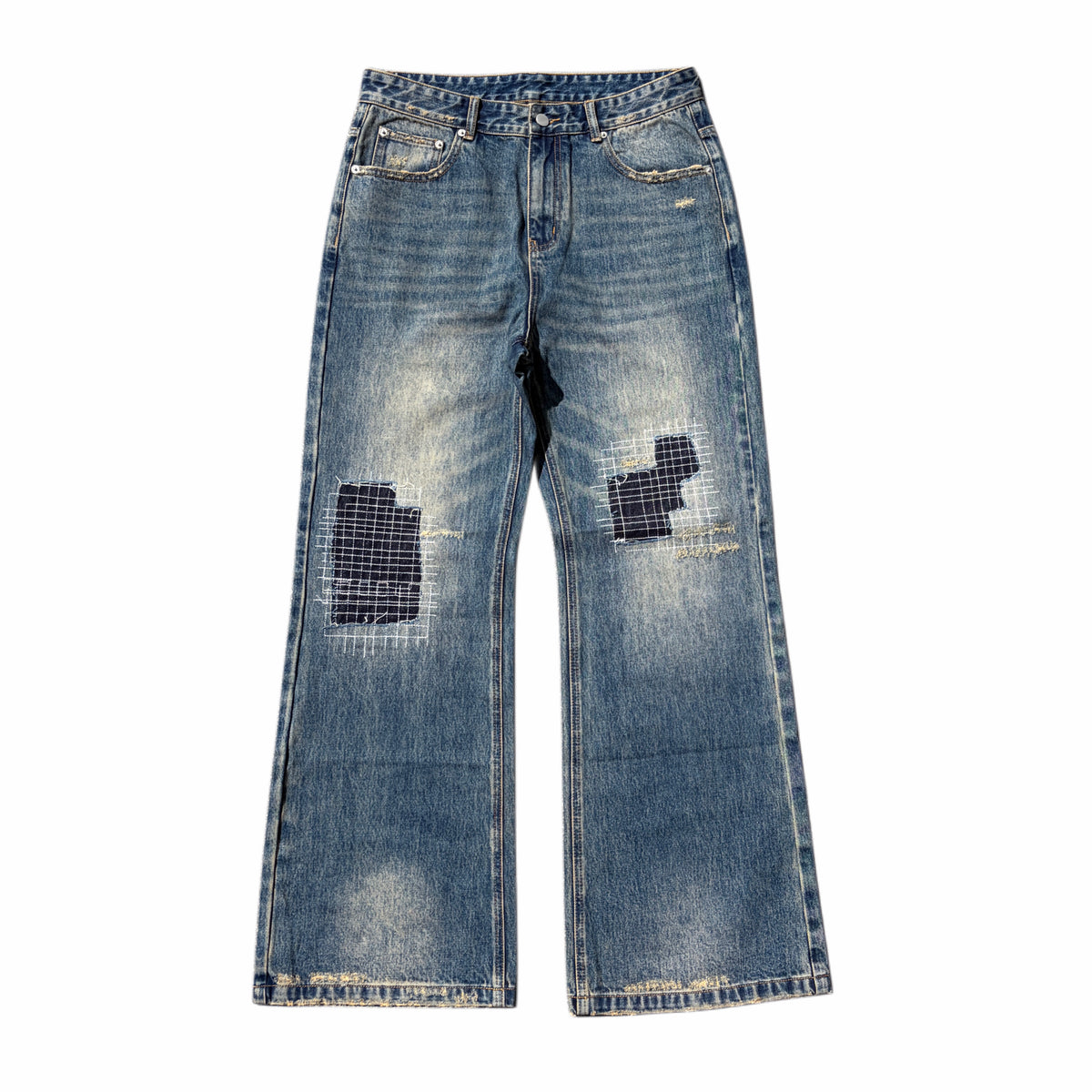 Repaired Bootcut Denim