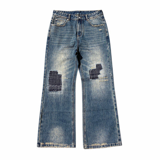 Repaired Bootcut Denim