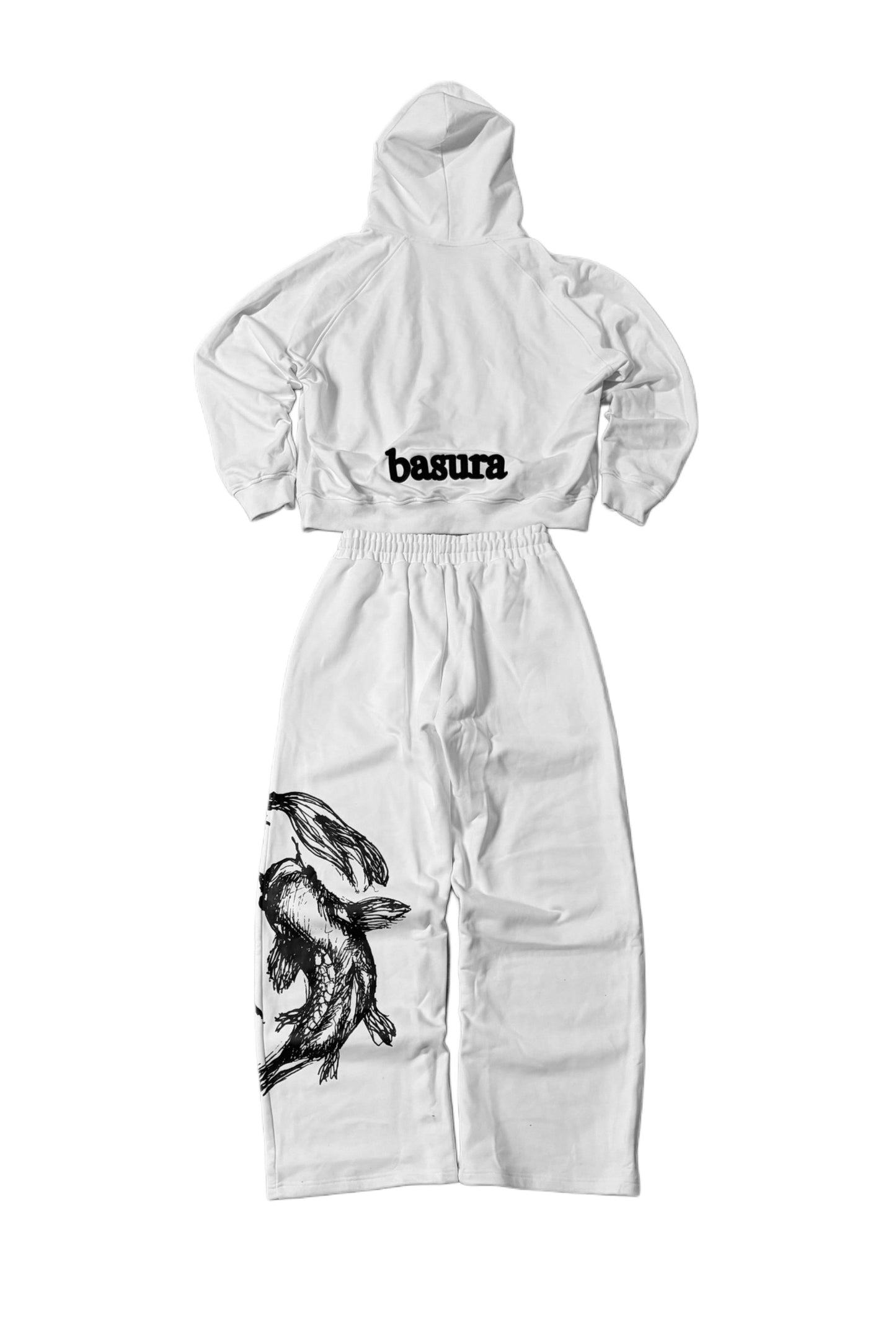 White Koi Fish Sweatsuit